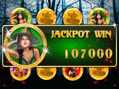 Rich Witch Jackpot Coin Bonus